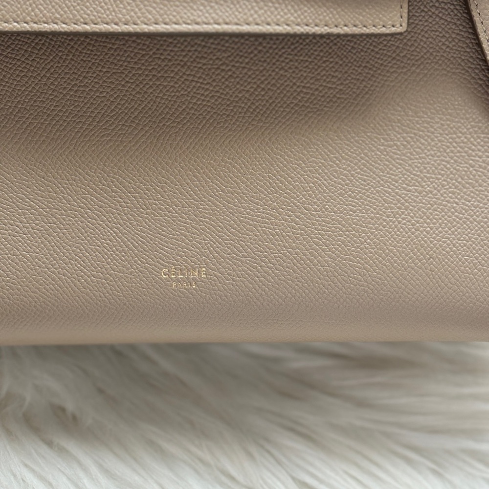 Celine Micro Belt Bag in Grained Calfskin - light taupe - Picture 13 of 16